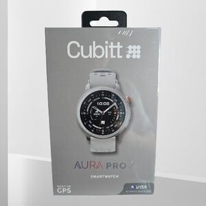 Cubitt Aura Pro 2 Smartwatch – Light Gray (New in Box)